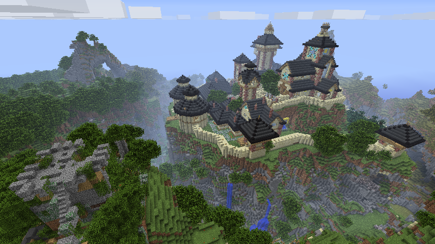 VILLAGE FORTIFIE MAP AVENTURE  Minecraft-France